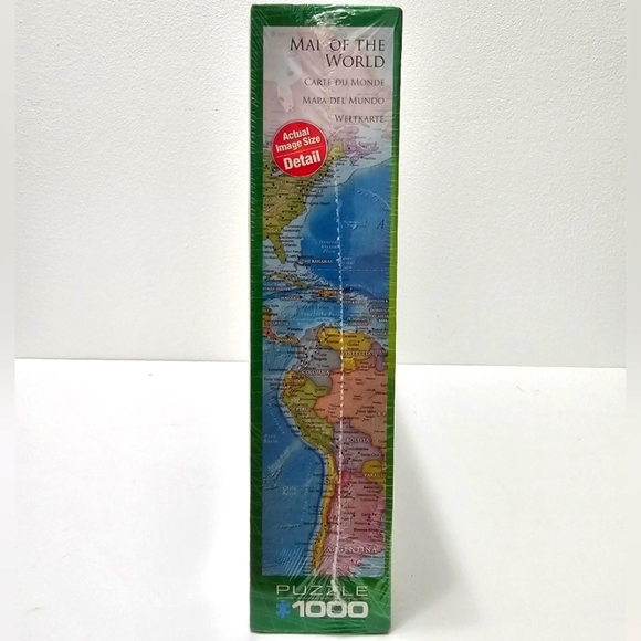 Eurographics Puzzles Map of the World 1000-Piece Jigsaw Puzzle - Picture 8 of 12